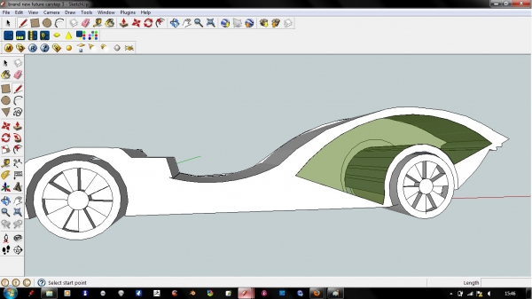 Creation of car of the future: Step 3